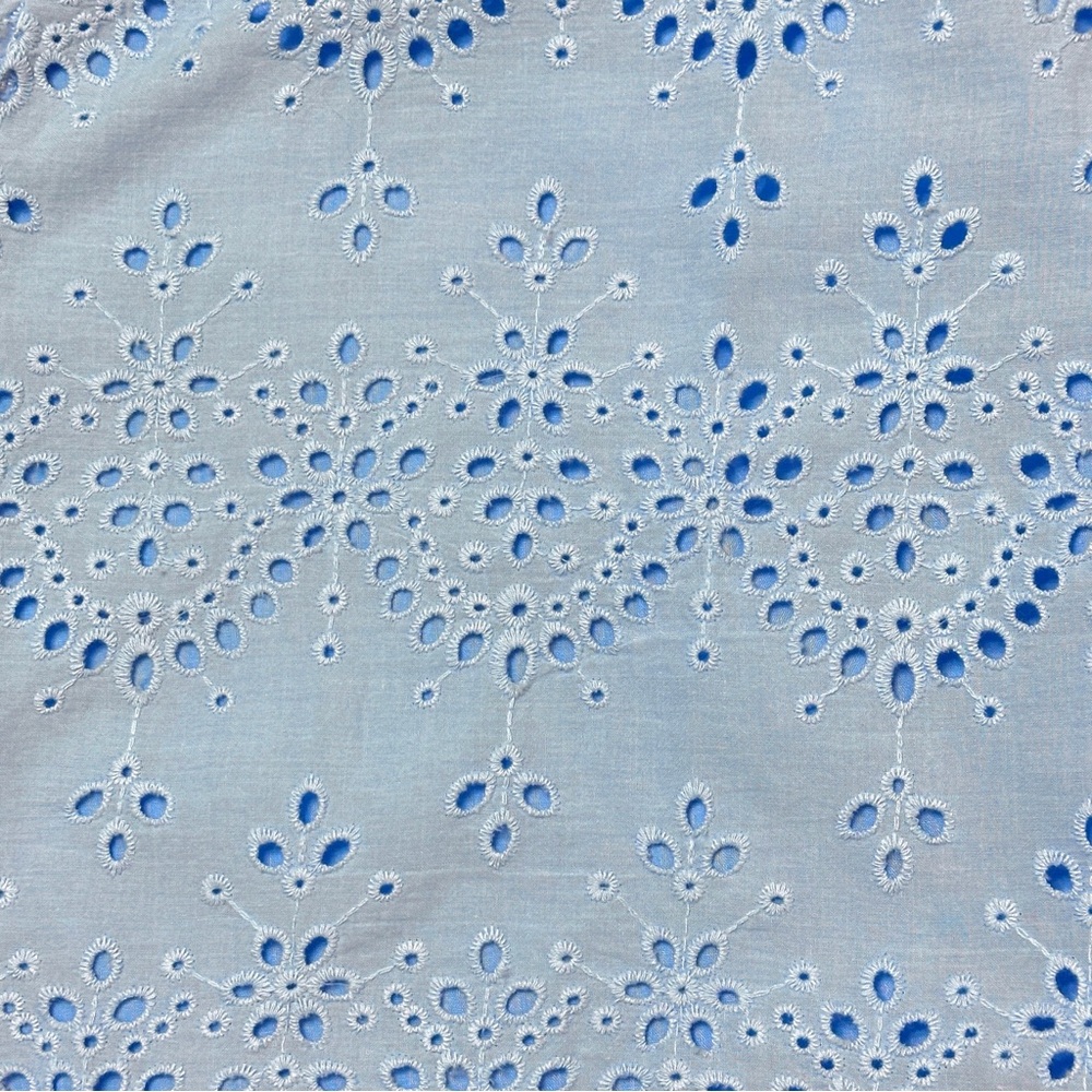 Commense Light Blue Eyelet Two-Piece Skirt Set - Picture 11 of 14